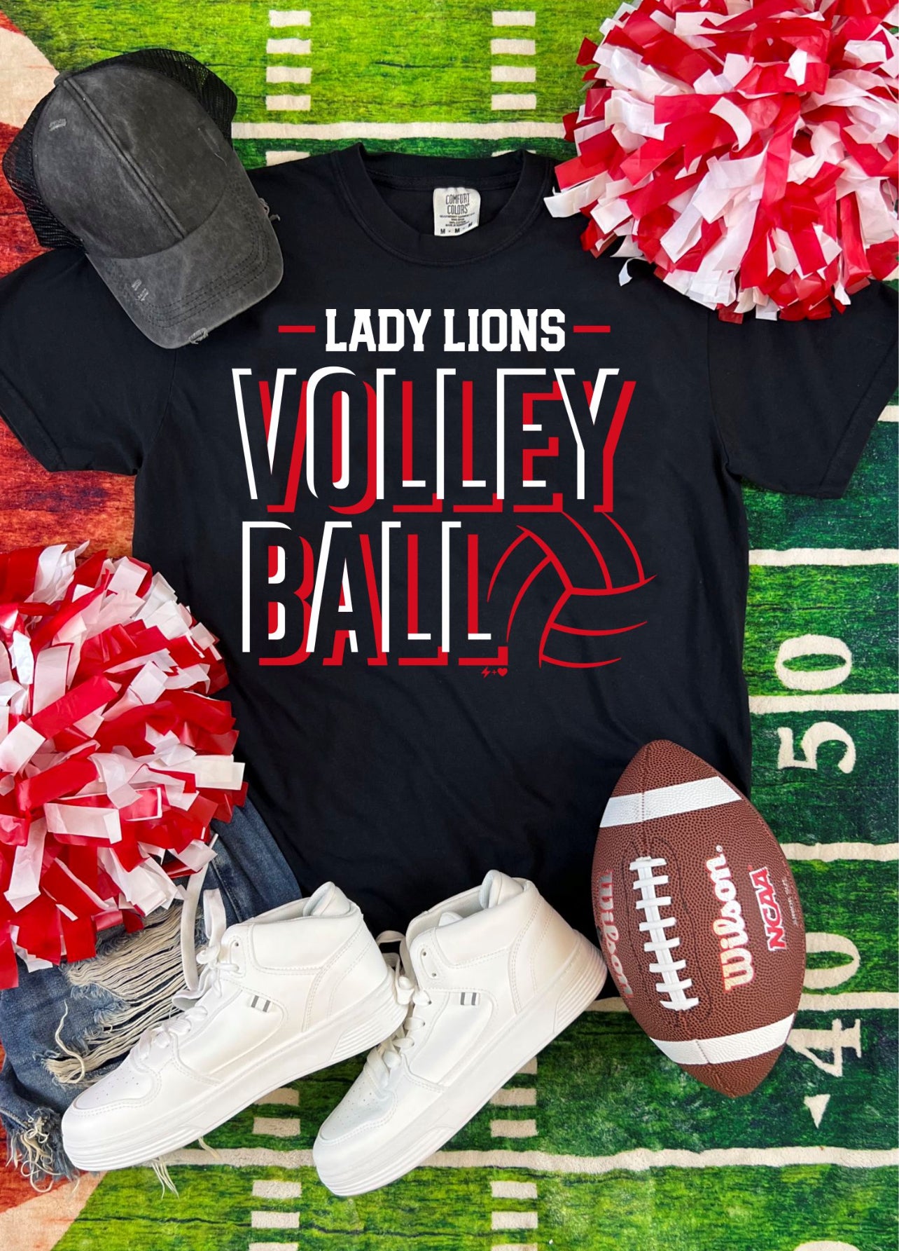 Lady Lions Triple Volleyball Tee