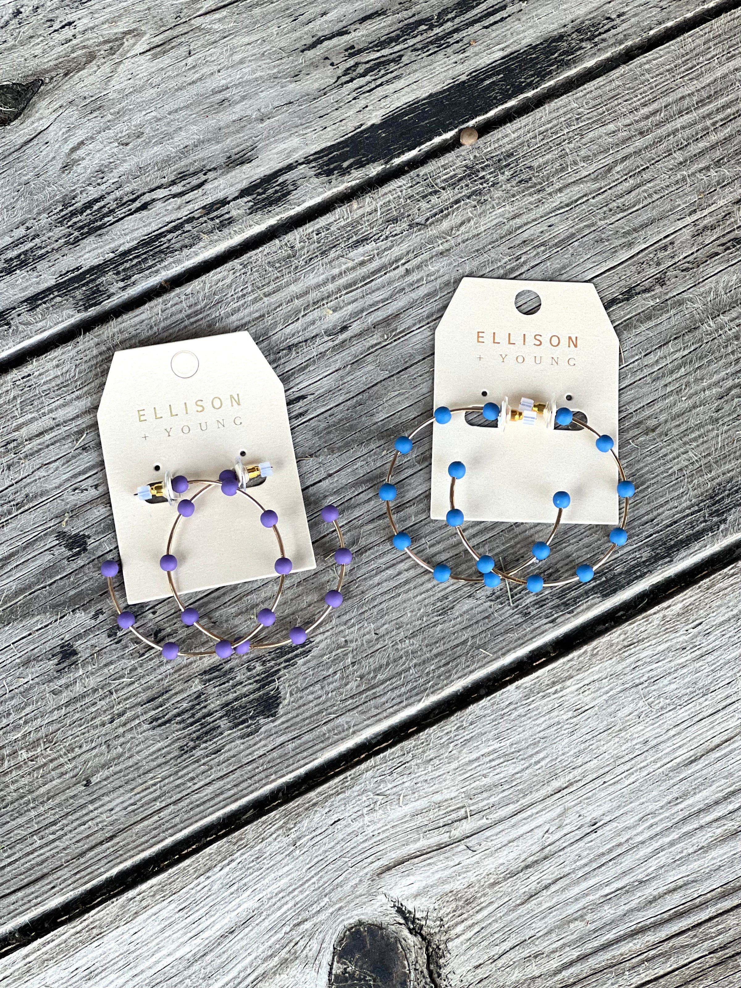 Game On Cloud Nine Hoop Earrings