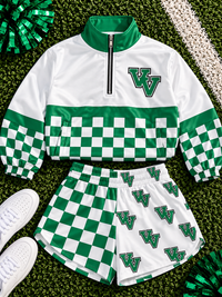 REORDER | Valley View Checkered Scuba Pullover **ETA 4-6weeks