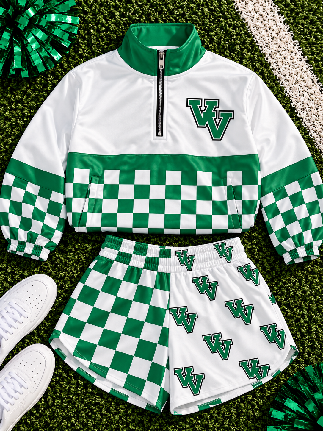 REORDER | Valley View Checkered Scuba Pullover **ETA 4-6weeks