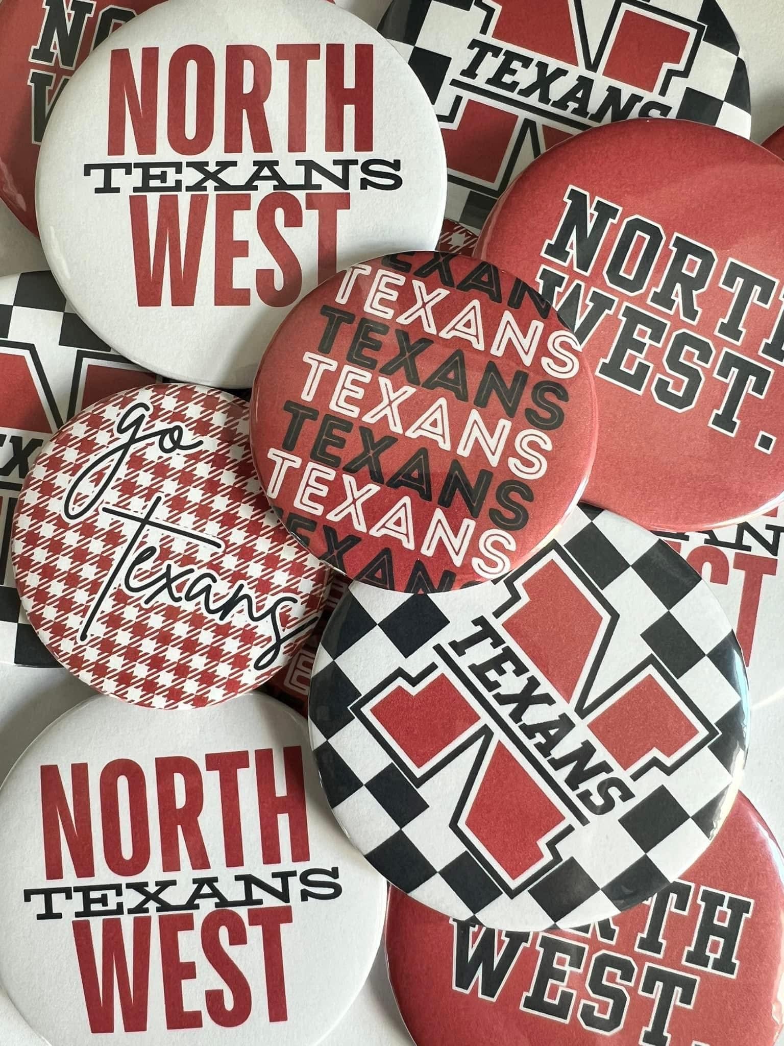Northwest Texans Spirit Buttons