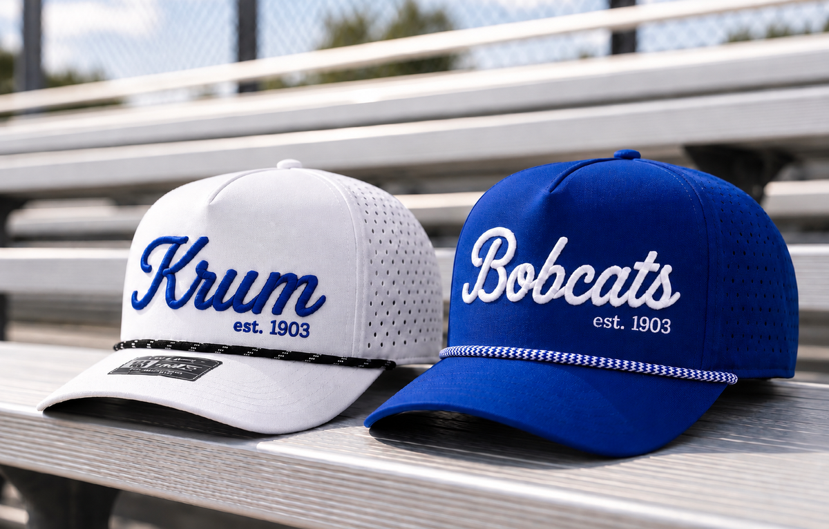 Krum est 1903 Embroidered Performance Rope Hats
