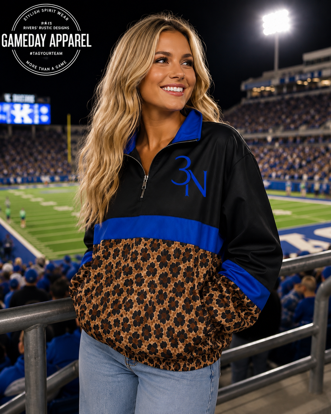 PREORDER | Byron Leopard Scuba Pullover **ETA 4-6weeks