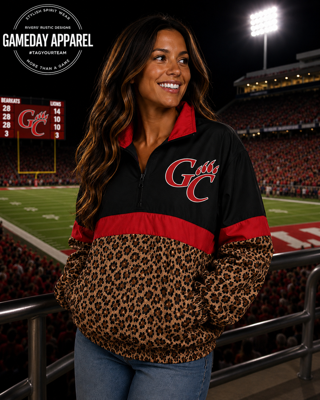 PREORDER | GC Leopard Scuba Pullover **ETA 4-6weeks