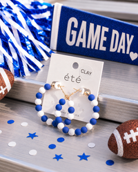 Royal & White 2.5” Matte Clay Ball Hoops