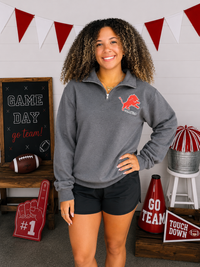 Lions Volleyball Quarter Zip Sweatshirt