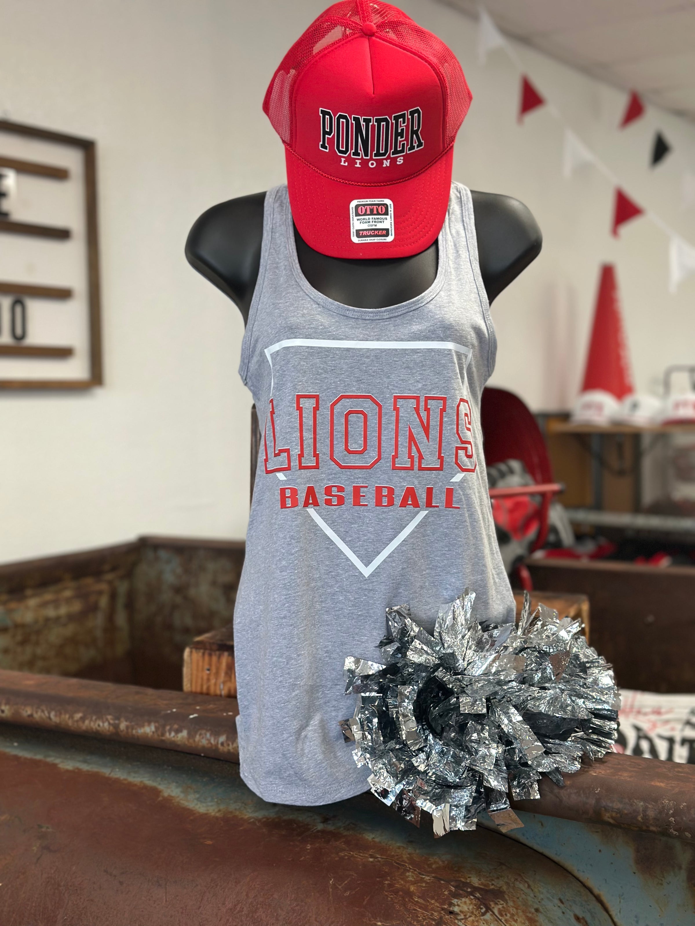 Lions Baseball Homeplate Tank