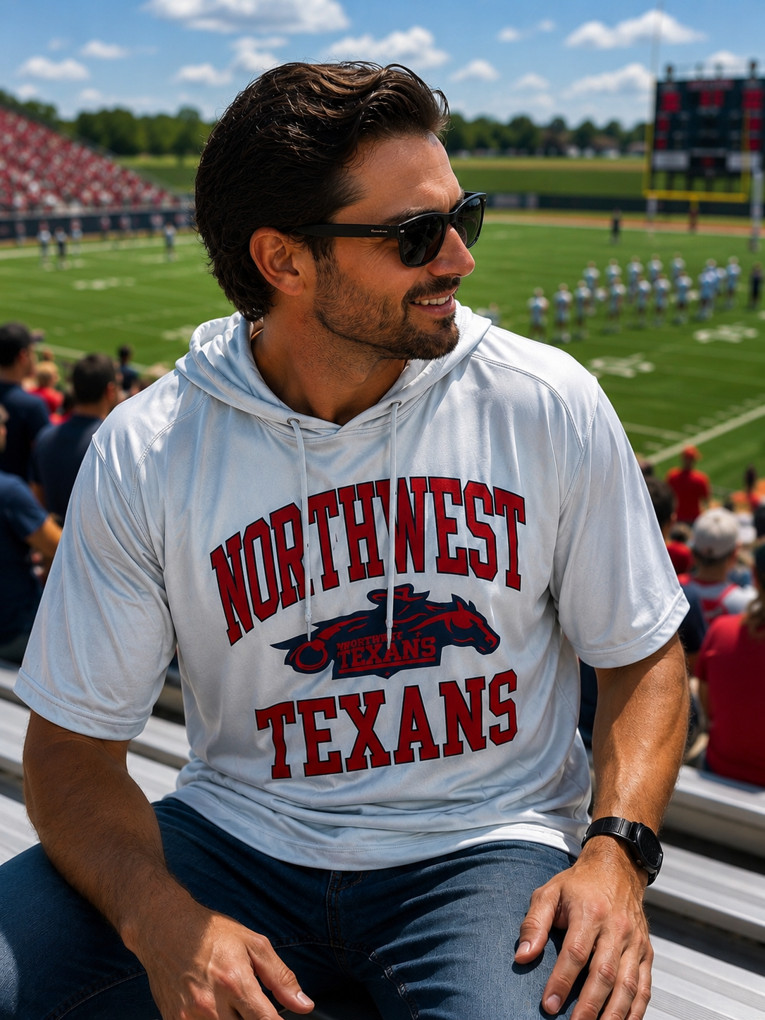 Northwest Texans Badger Short Sleeve Hoodie