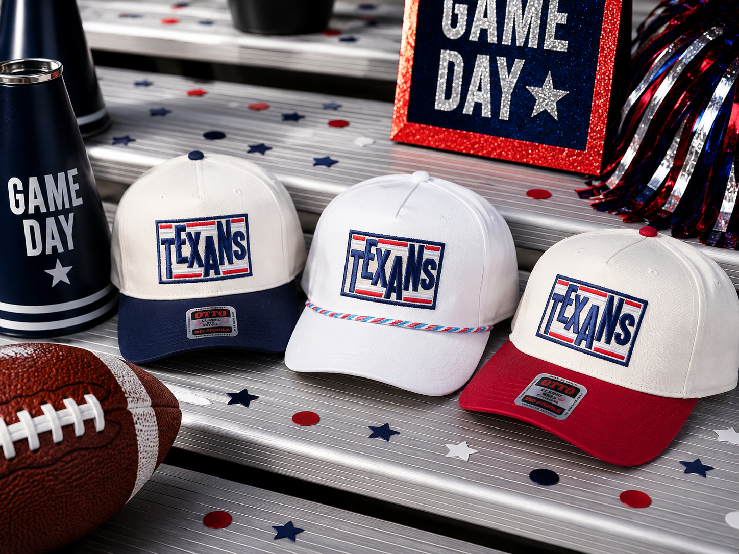 Texans Mixed Lines Hat