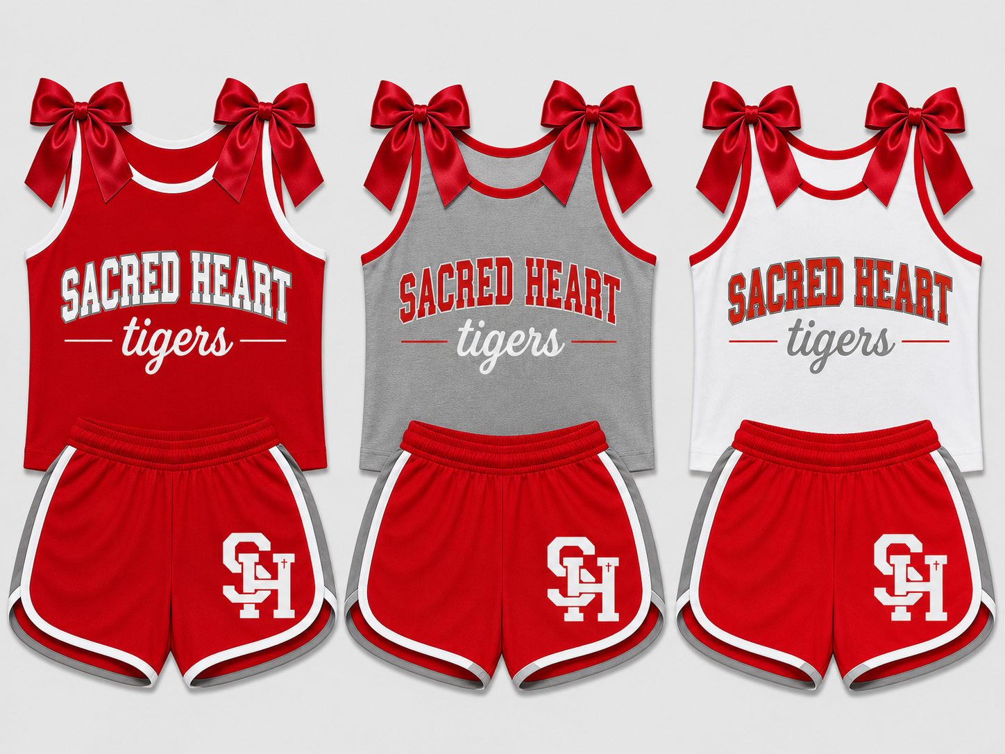 PREORDER | Sacred Heart Bowtie Cheer Set **ETA 4-6weeks
