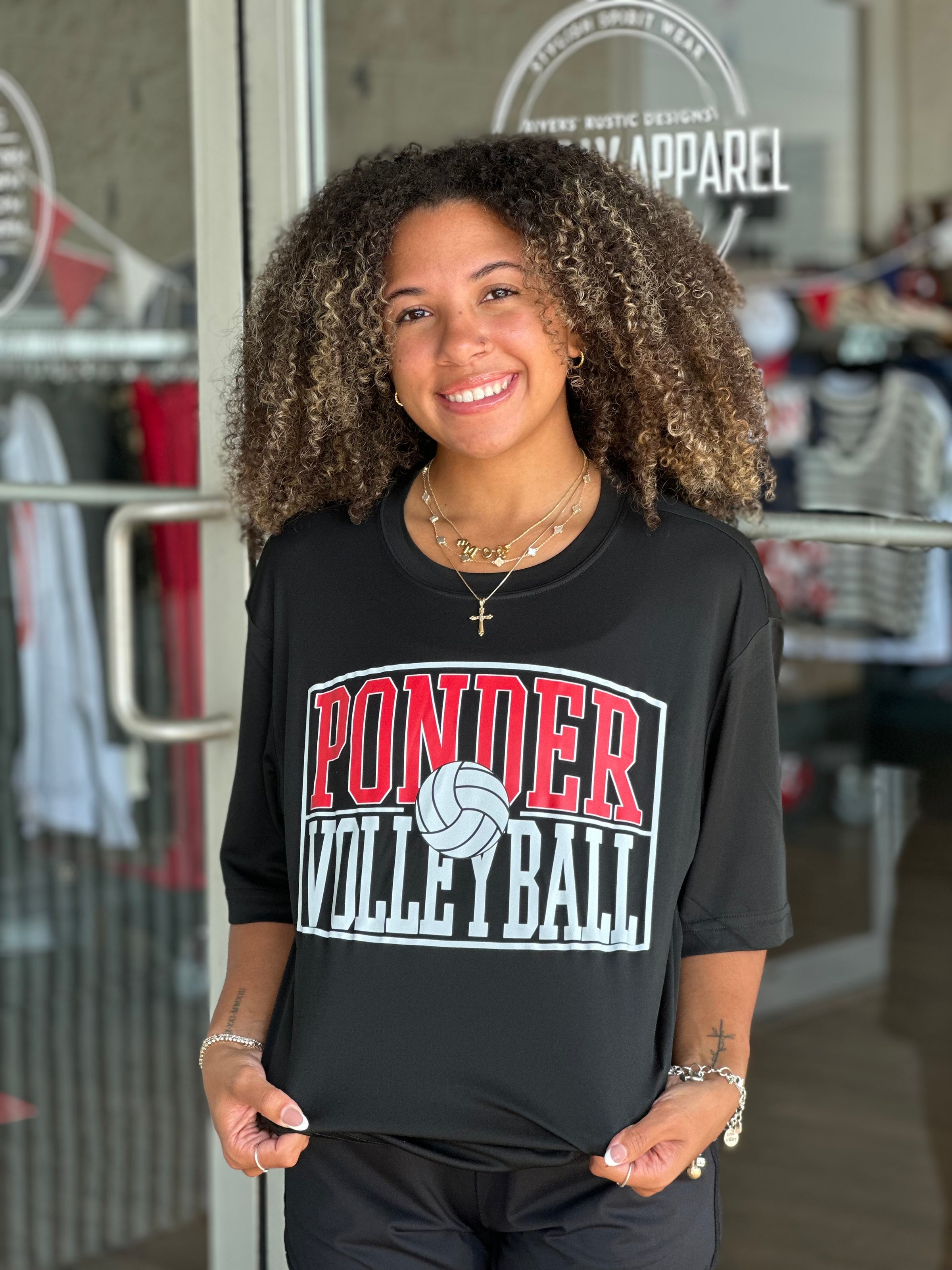 Ponder Volleyball Dri Fit Tee