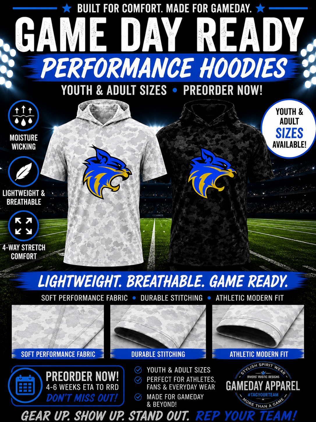 PREORDER | Thackerville Camo Performance Hoodie