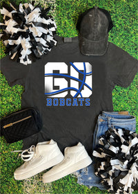Go Bobcats Comfort Color Basketball Tee