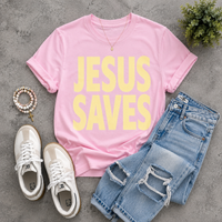 Jesus Saves Comfort Color Tee