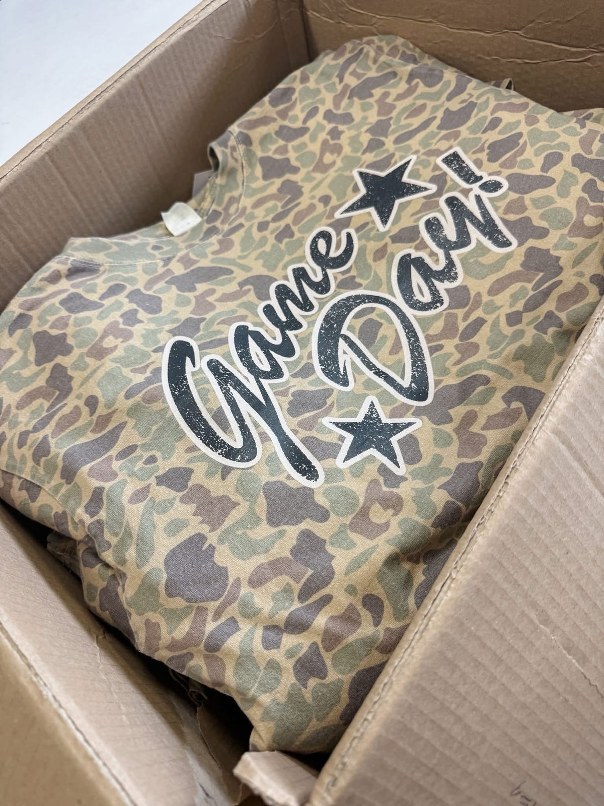 Game Day Vintage Duck Camo Tee