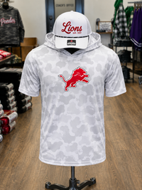 Lions White Camo Performance Hoodie