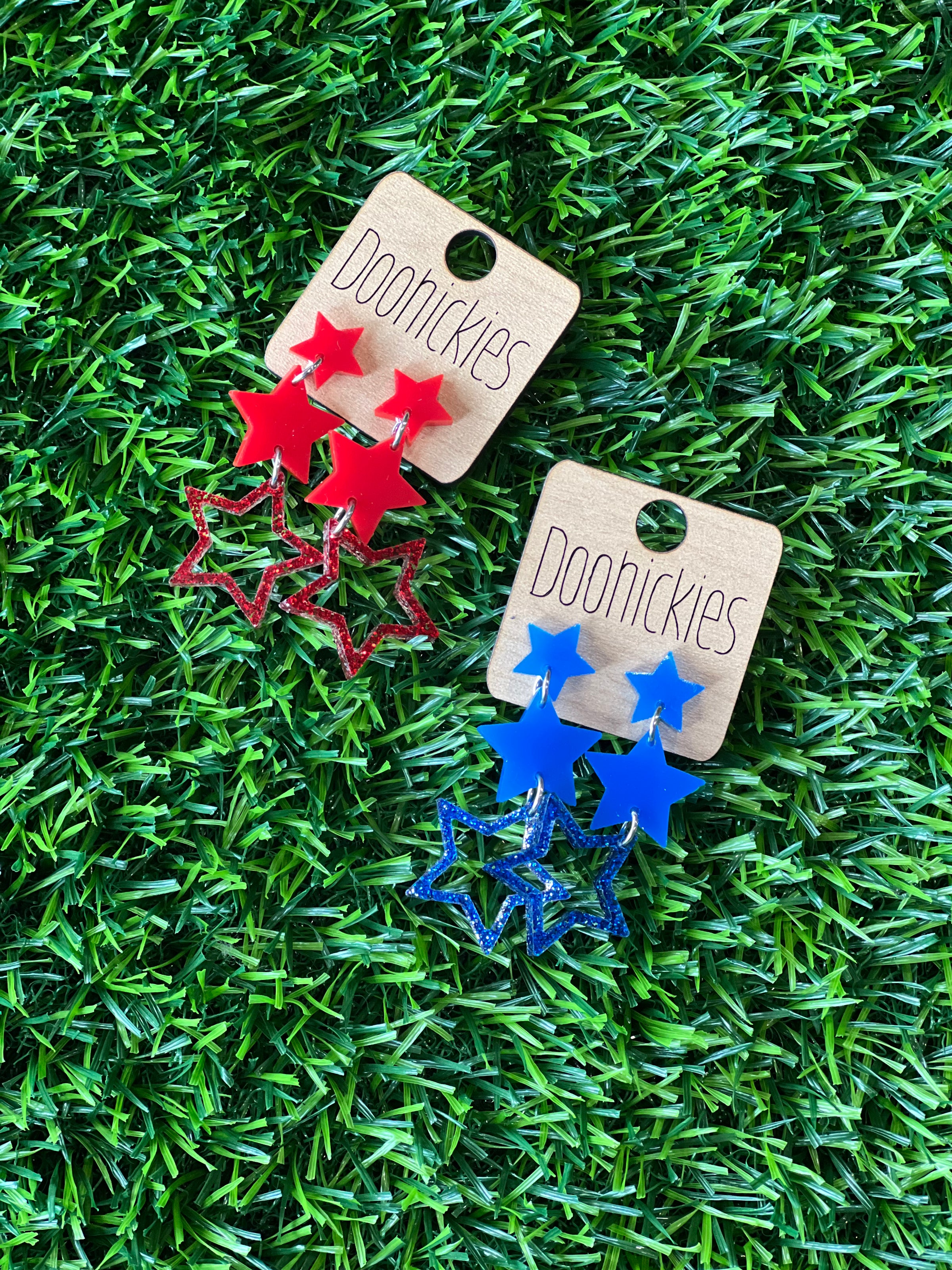 Tiered Star Dangles
