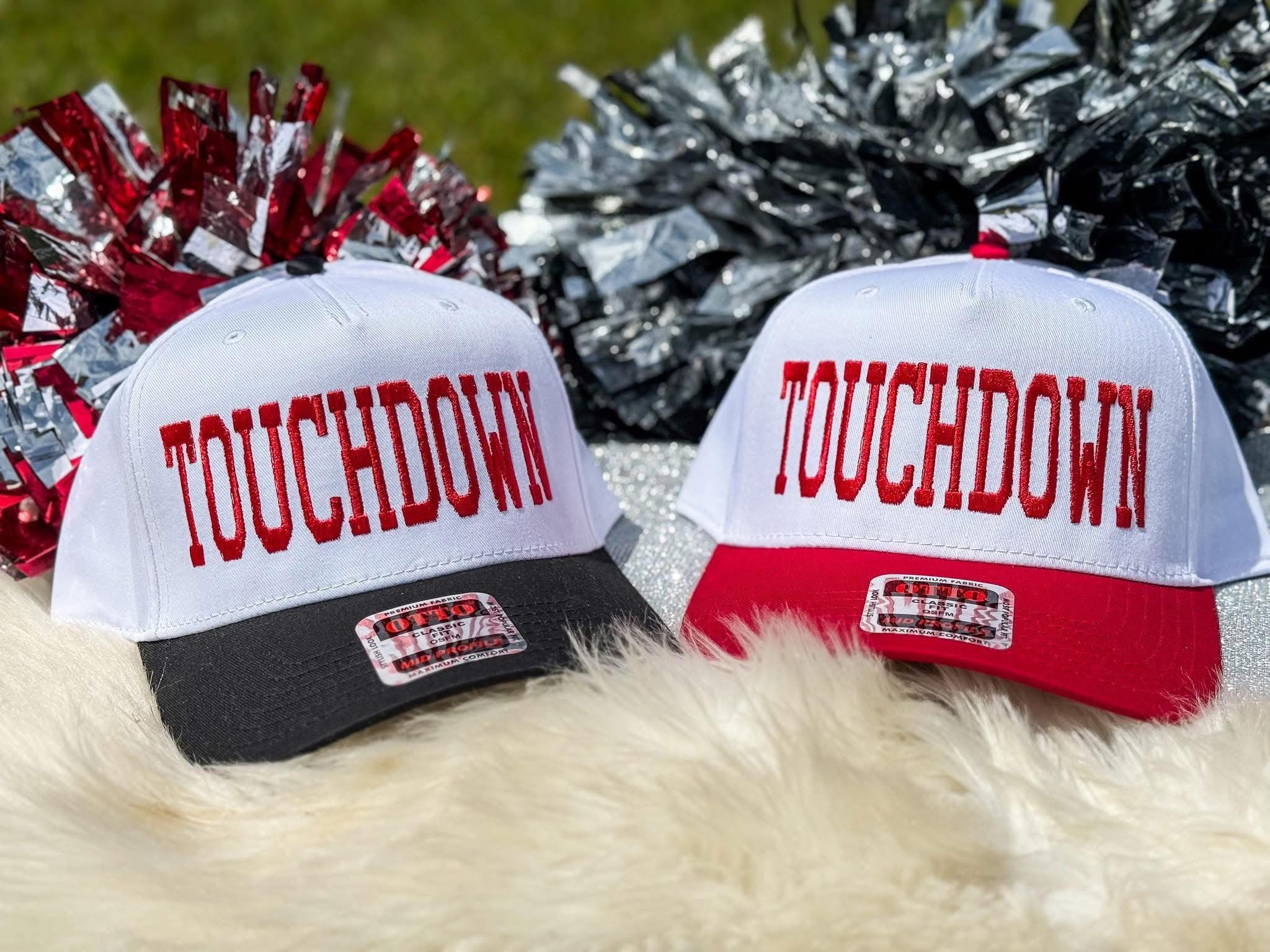 Embroidered Touchdown Canvas Hat