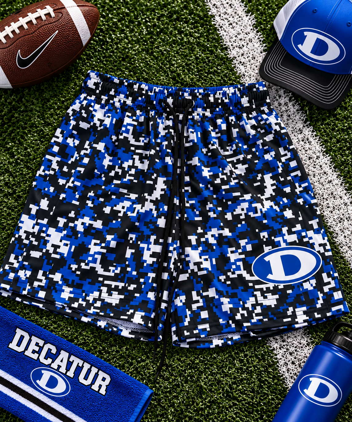 REORDER | Decatur Digital Camo Performance Shorts *ETA 3-4weeks