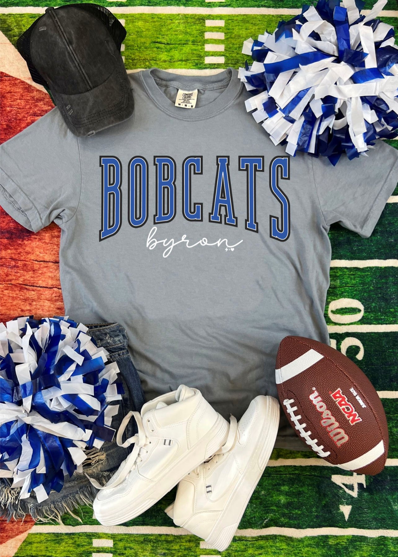 Byron Bobcats Varsity Stretch Tee