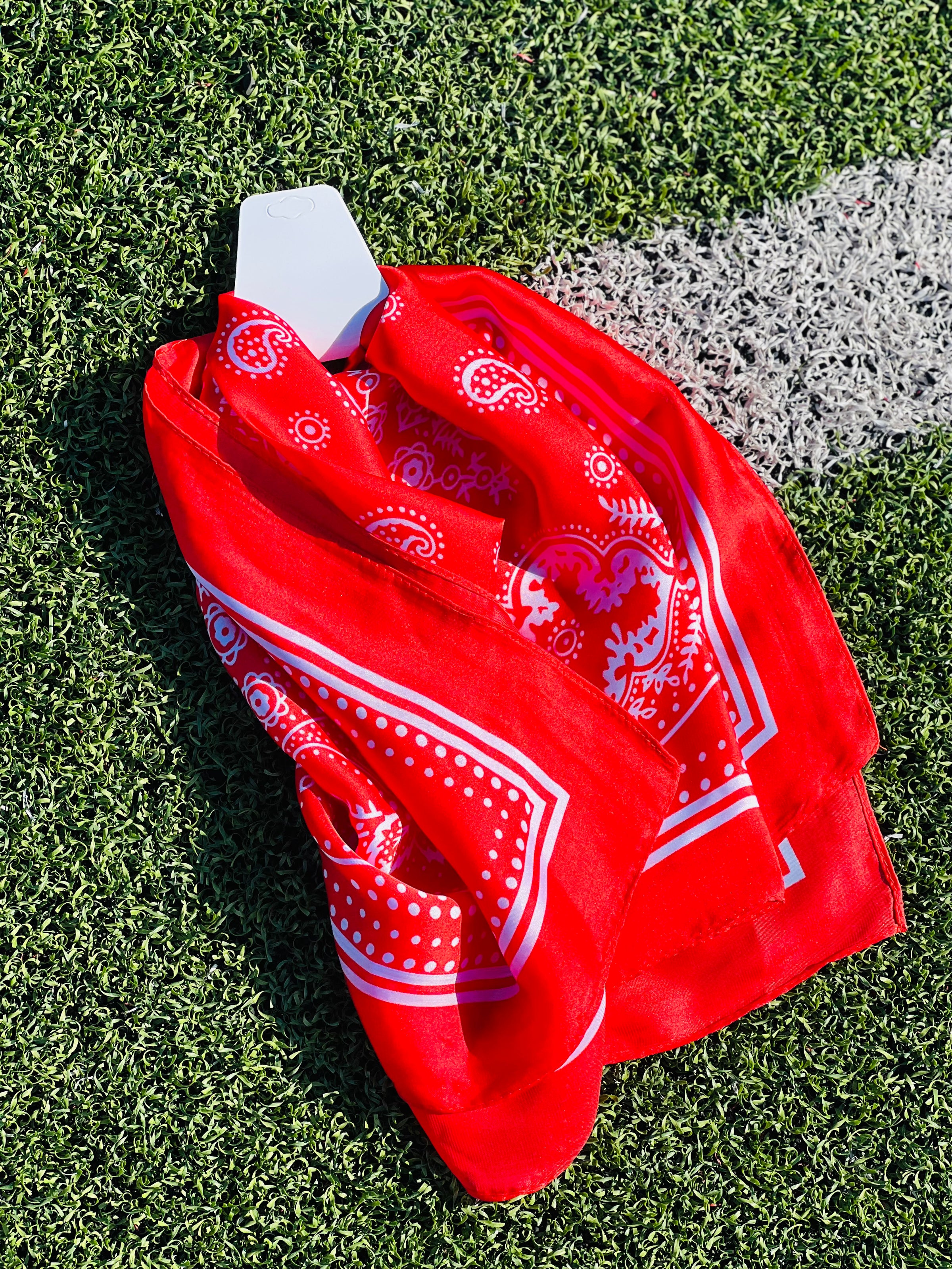 Red Game Day Wild Rags