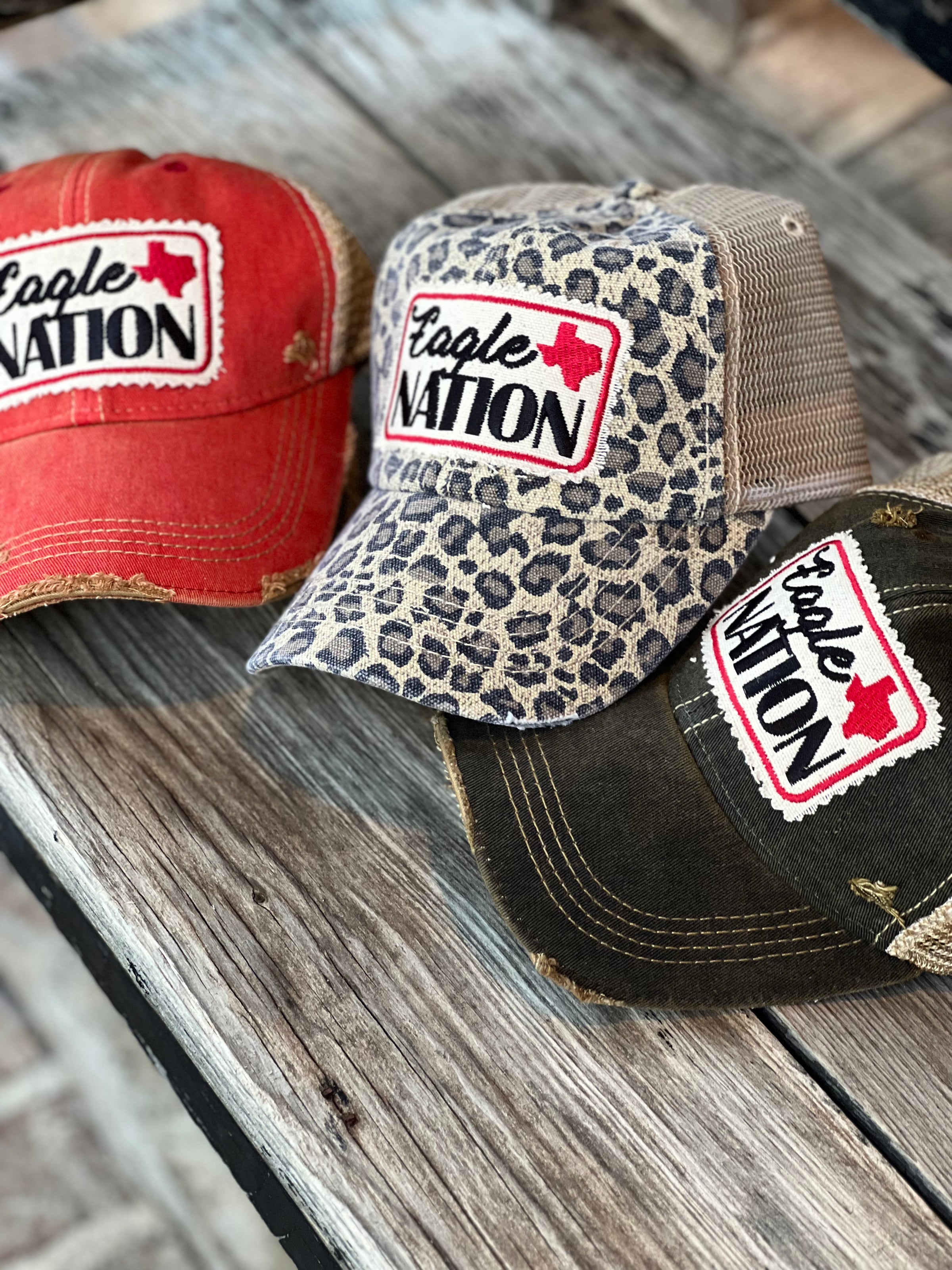Eagle Nation Patch Hats
