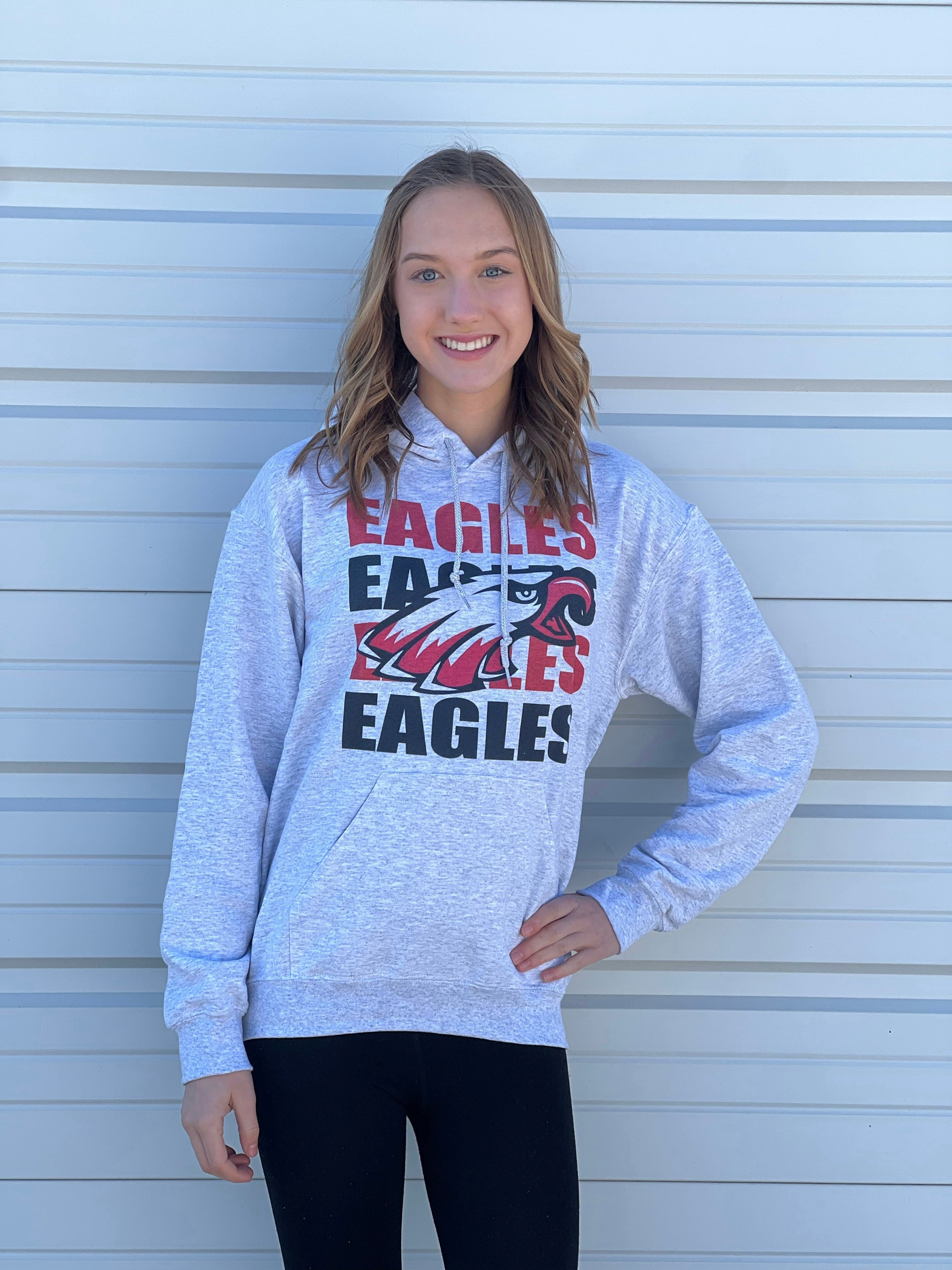 Repeat Eagles Mascot Hoodie (youth & adult)