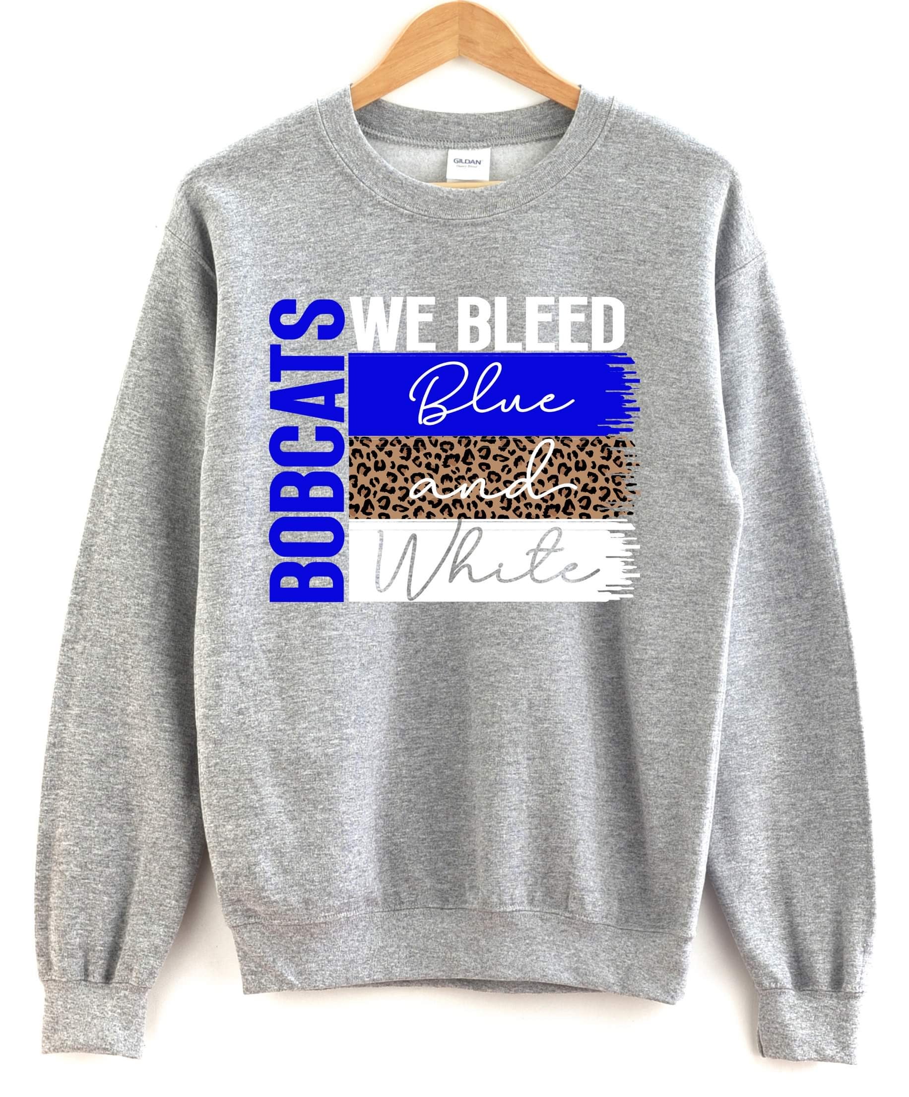 Bobcats We Bleed Crew Sweatshirt (Youth & Adult)