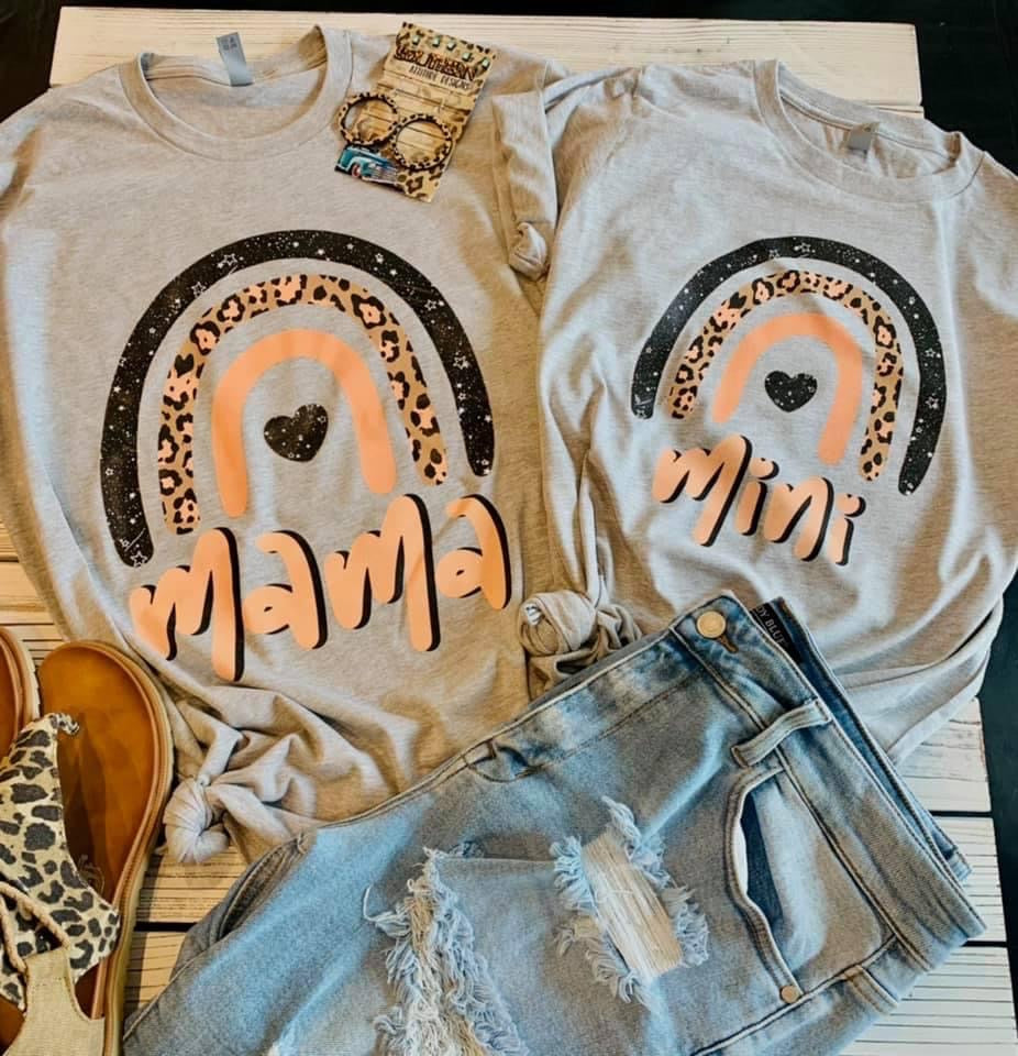 Mama * Mini Rainbow Tee