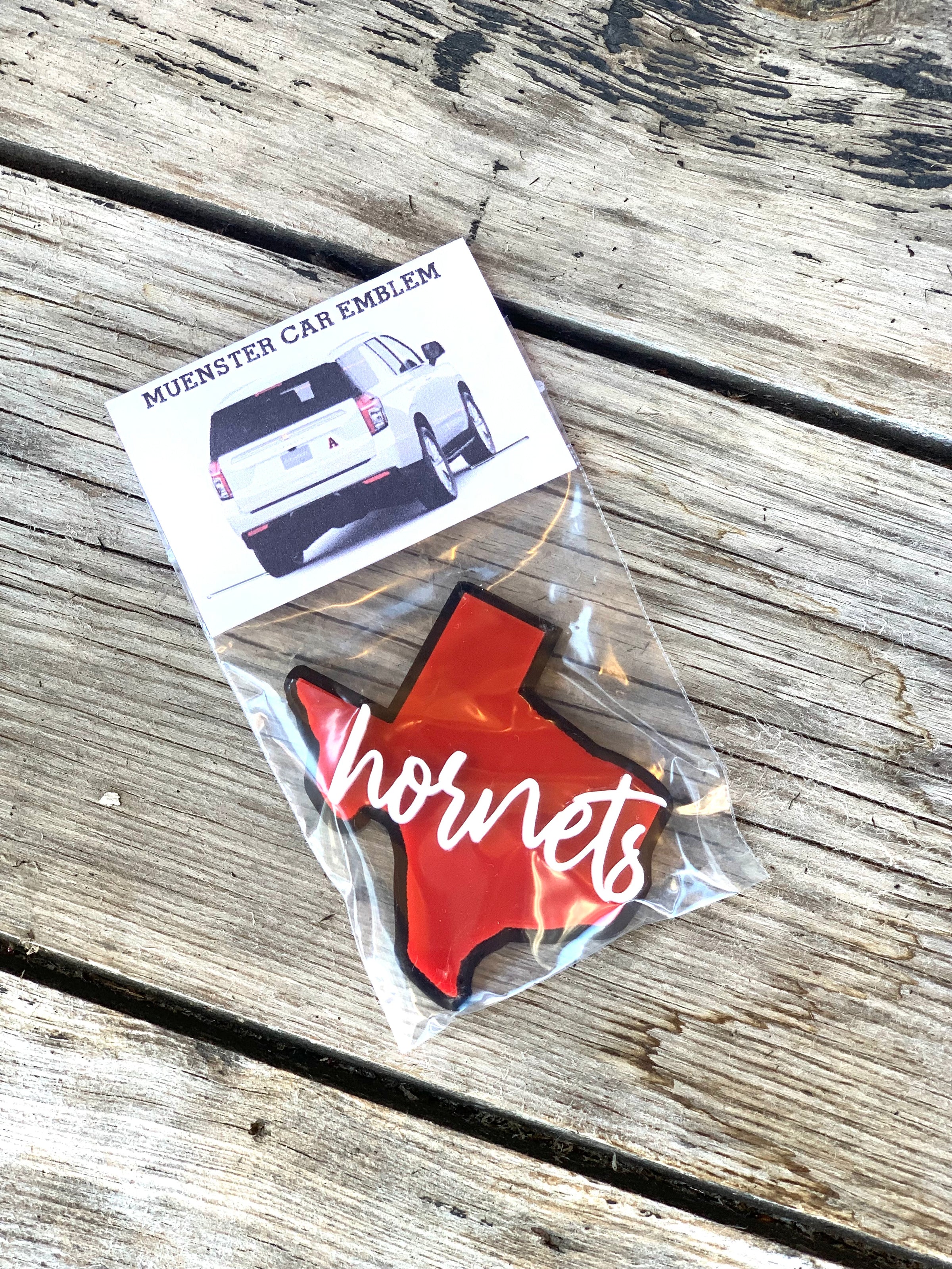 Red Hornets Car Emblem