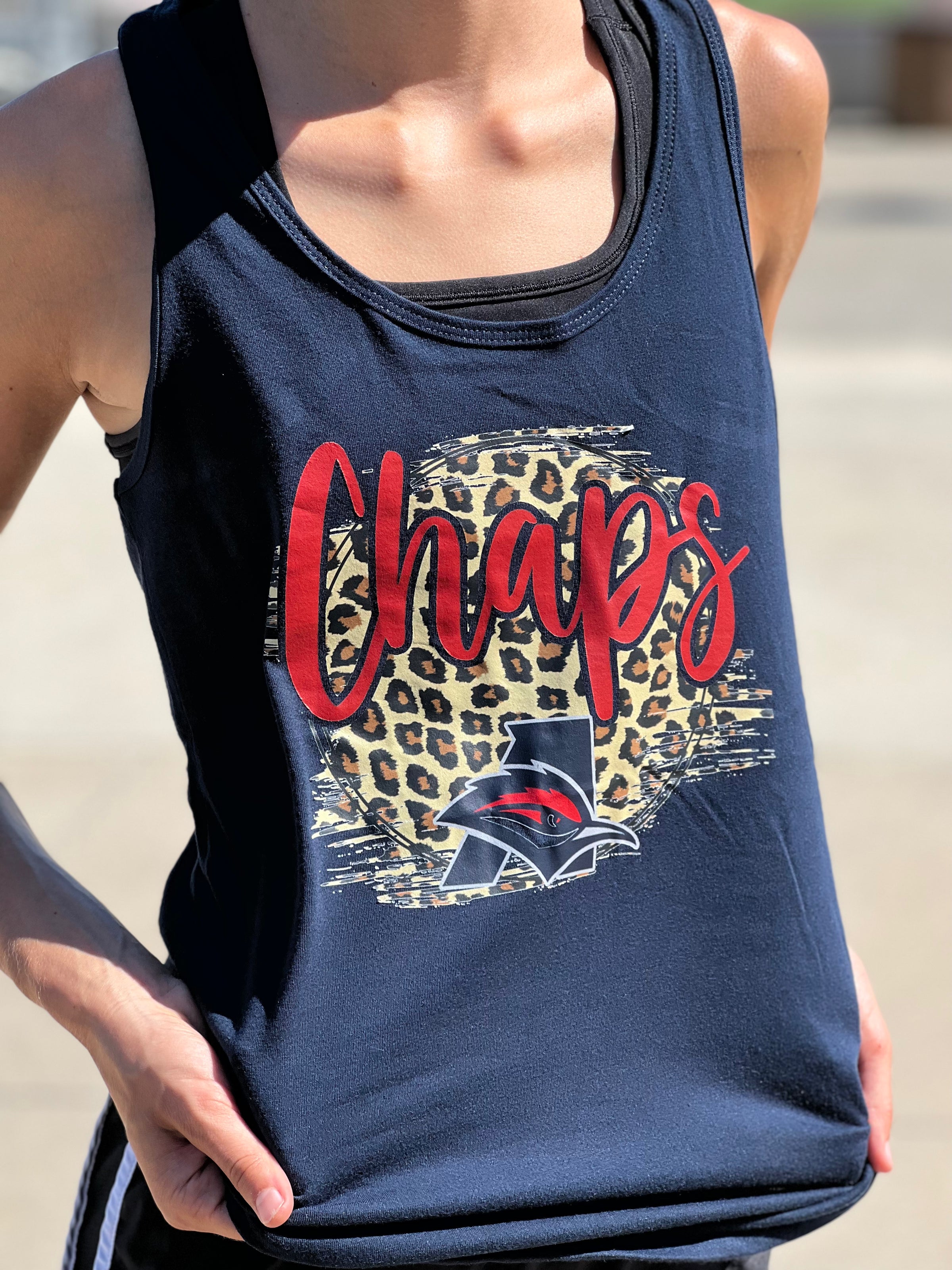 Chaps Leopard Mascot Tank