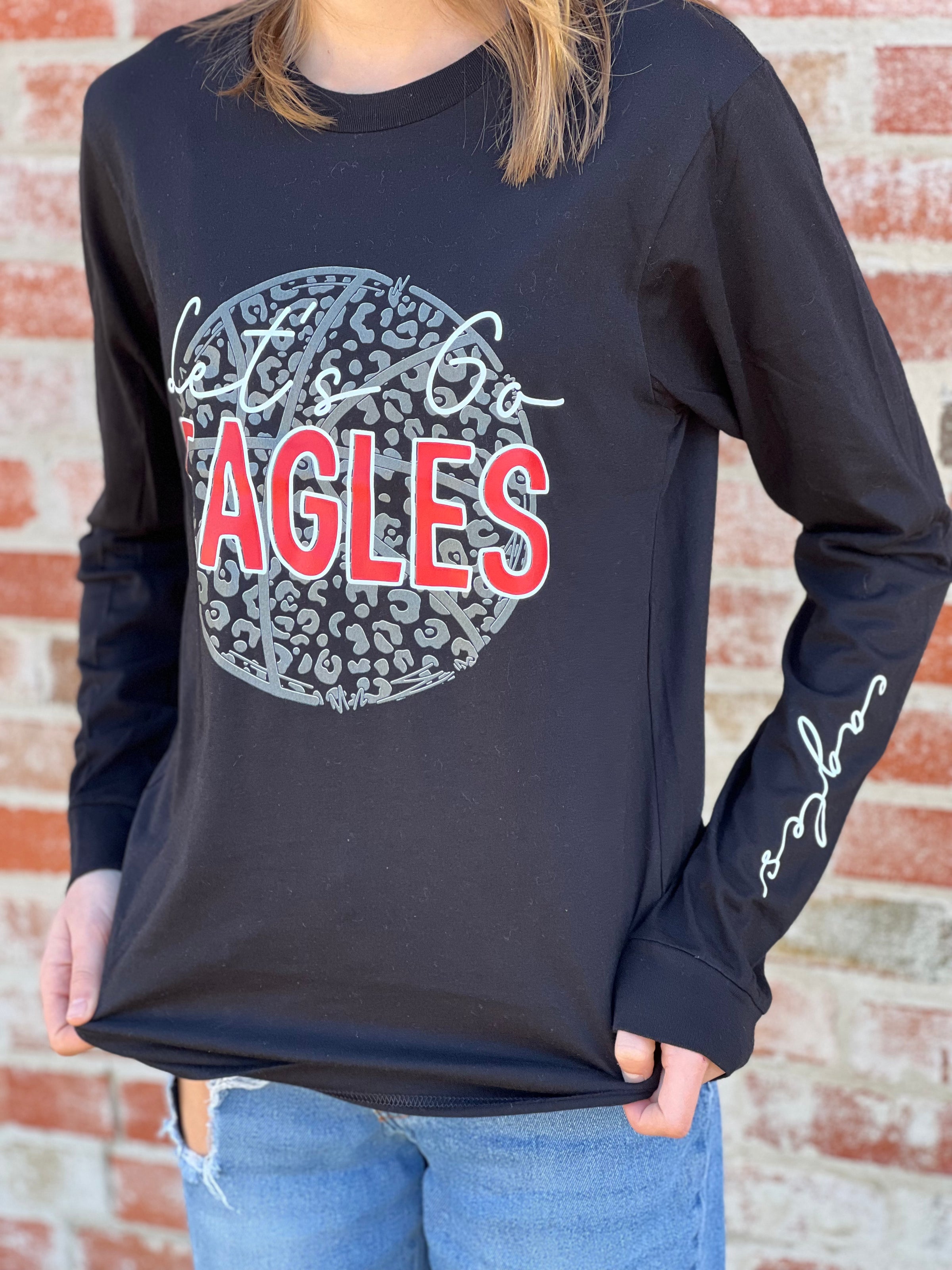 Let’s Go Eagles Basketball (SS,LS) (Youth & Adult)