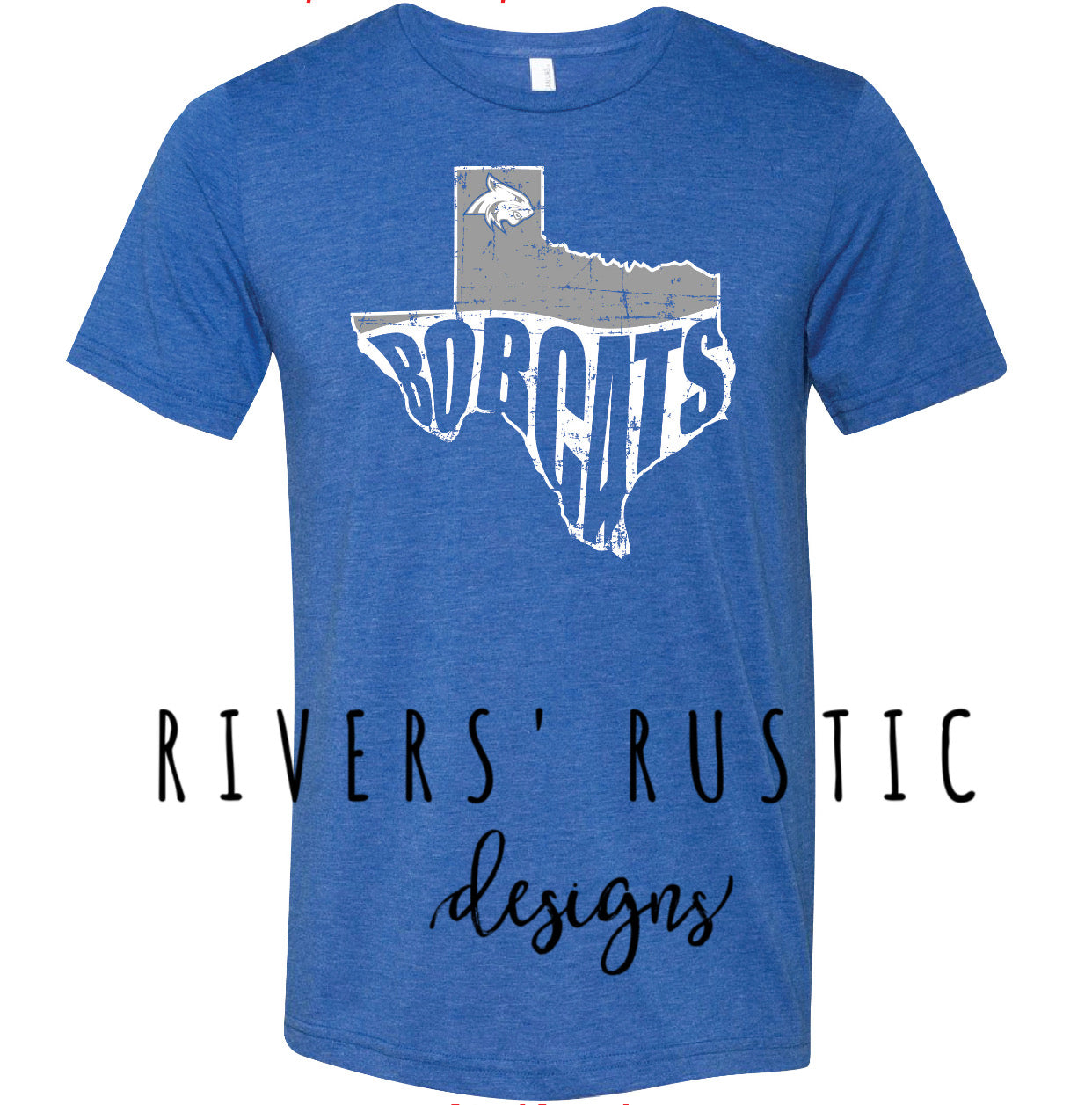 Bobcats Texas Mascot Tee