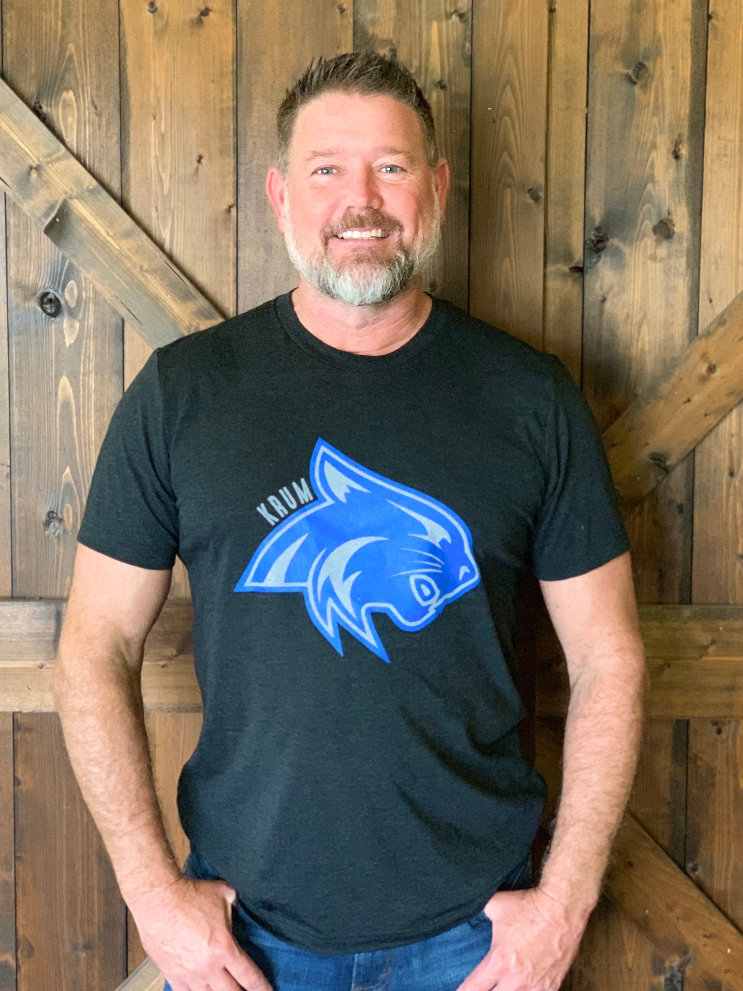 Big Krum Bobcats Mascot Tee