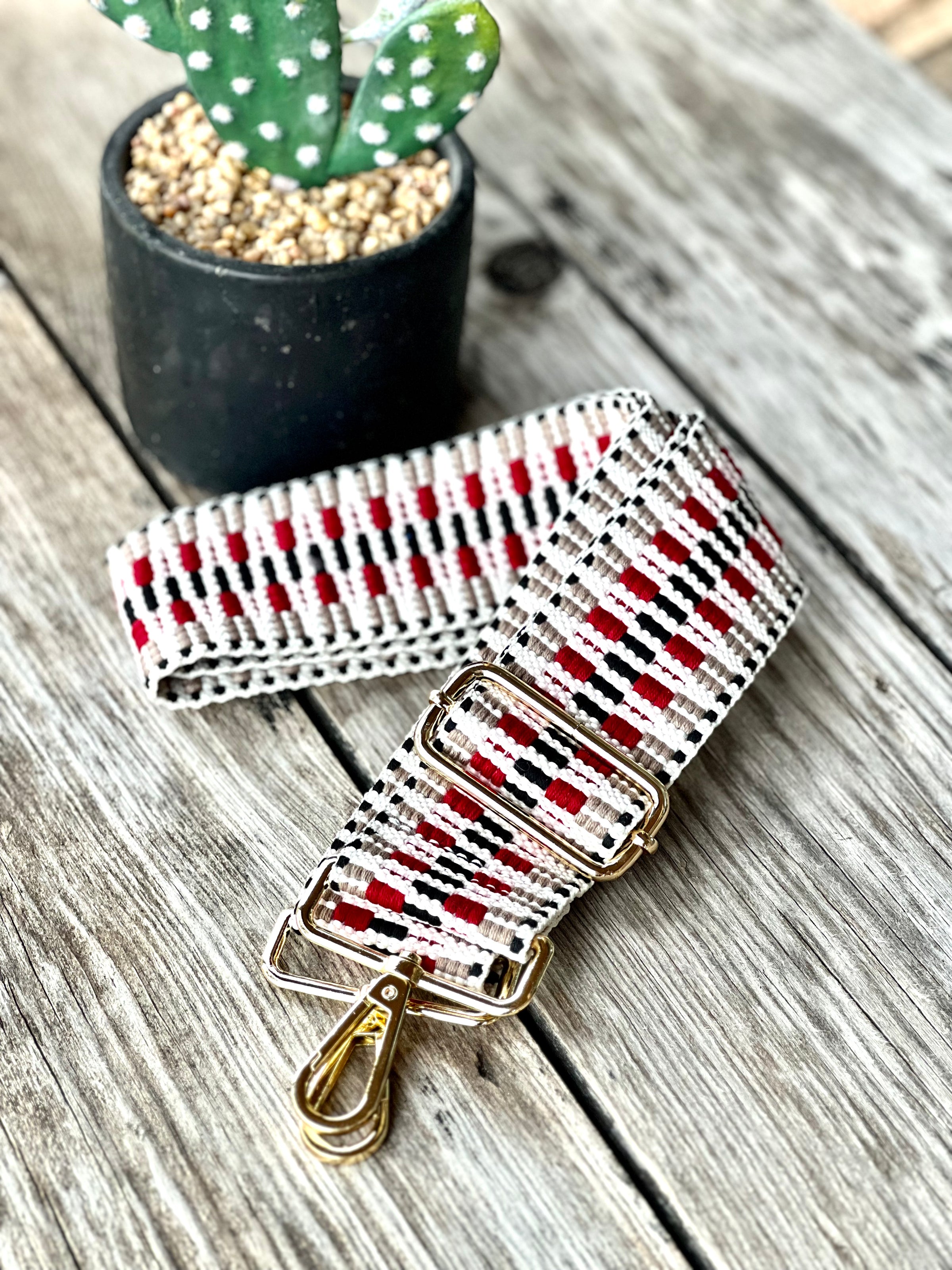 Kloey Red Mix Bag Strap